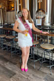 Wore this for my bachelorette and got a lot of compliments on how beautiful it was! If it wasn't for the lace, it would have been too short but it was just long enough (with spanks underneath) - Misty G.