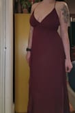 Honestly took me a very long time to figure out this dress alone! Had to wait for my partner to come help and he was even confused by it lol. Once I got it on I felt very elegant. The straps started to cut in after a few minutes, had to tighten quite a bit to get good coverage and support. Decided on another dress but would definitely consider in the future for another event. - Gail S.