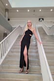 I love this dress! It fit me perfectly! I'm 6 ft tall and it hit right at my ankles so it was the perfect length. Very comfortable and quality material. - Kari S.