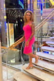 I bought this dress because my husband LOVES when I wear bright colors and this one was his FAVORITE on me! It fit me so well and the material is so nice. Doesn't feel cheap and hugs your body's curves so beautifully - Anna H.