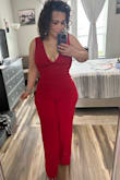I love everything about this jumpsuit. True to size and very comfortable. - Blanca V.