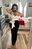 I'm loving this jumpsuit that I ordered for my master's degree graduation, however, I'm concerned about the zipper's cheap quality. It's plastic and not very sturdy. I hope it lasts more than one time. Too pretty to return - Blanca V.