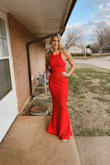 I got so many compliments on this dress! The material was high quality and thick. It looked just like the pictures advertised and arrived in a couple of days. I was really happy with this dress. - Ally H.