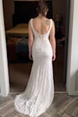 This was my runner-up dress. The ONLY reason I didn't end up going with this one is because of the oddly placed seam on the back. It just didn't look good at all on my body type. Other than that, I love every single detail about this dress! It's beautiful! - Kimberly B.