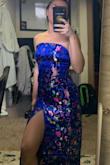 I bought this dress for my college graduation & I cannot wait to wear it! I might wear it for a summer wedding as well, it's too cute to only wear once = It fits very true to size & does not have much stretch, so order what size you typically would! - Kynlie I.