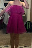 I loved this dress online & was hoping I'd love it on me just as much. I ordered a size S & typically I am an XS, so maybe that's why I didn't like it. But I bet it would be so cute on many others! - Kynlie I.