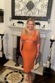 Love this dress! Wore for my 59th bday. Comfortable. It has that 70's vibe I love! - Evelyn S.