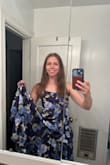Love the fit, the material, and the design. Very comfortable! With straps that adjust and strings in the back make it very easy to make it fit perfectly! Can't wait to wear this to my friend's beach wedding! - Lisa S.