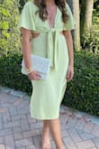 Loved this dress but recommend sizing up. Color is great and it's very comfortable! - Ashley B.