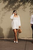 I wore these shoes for my engagement photos. They look amazing and quality is great! Chic but comfortable. I will say that I'm always a size 8 and they felt a tiny bit snug, but I kept them. - Christina