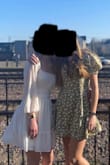 The dress was amazing. It was a great color and material. It was a little shorter than expected, and the sleeves were very puffy, but those weren't deal breakers and the dress is still super cute. - Kate L.