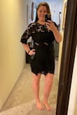 I am in love with this dress! Fits perfectly. The quality of the lace is so sturdy and beautiful. I cannot wait to wear it to my 10-year work anniversary banquet. - Olia I.