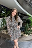 Super cute as a wedding guest dress! The cutout on the sides are tasteful! - Rachel O.