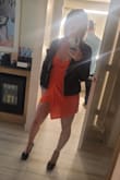 Love this dress, fits perfectly, and makes you feel like a million bucks. Love the asymmetrical skirt. - Rebecca S.