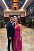 I felt so pretty wearing this so my law school ball! However, it was extremely long. I cut off maybe 7 inches of fabric so keep in mind if you're not handy you might have to get it hemmed. Also, the color is more magenta than the picture looks. Overall though I absolutely loved it and it was so fun! - Anna M.