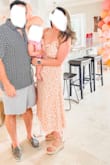 I bought this dress for my daughters first birthday party "One Groovy Birthday" theme. This dress was very light for the hot weather yet well constructed. It was very flattering (hourglass shape with some extra lbs). I loved the length, hitting mid calf. It just felt effortless! Can't wait to wear it again! - Vitina K.