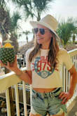 These shorts are perfect! Great rise (not too high), length and distressing detail. I found they were TTS. - Jessica T.