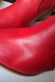 These are adorable but they are very stiff and they rub wrong around the leg. I'm not so sure if they can get worn in because of that. They also run very large in this color. I tried a 10 and had to get a 9 and they are still a bit big. Also, the size 10 boots were perfect and the 9's have a TON of markings in the fabric like lines, dents, and dings that make them look awful. Not sure if I'll keep them because of the markings in general and the size. - Chasity M.