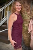 I wore this in Key West for my best friend's wedding reception and it was almost perfect! The only issue I had was that it was a bit snug on me and difficult to zip up. I'm always an XS with rare exceptions, so I was surprised at how tight it was. If I had the time I would've exchanged it. The fabric doesn't have any give to it either. It's made very well, however, so I didn't have to worry about the fabric tearing. - Wendy G.