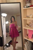 I am obsessed with this dress! It gives you a figure as well as a tight fit! I have no fear of the top falling down. It looks short in the picture but for me it's perfect length! The color is stunning!!!! - Emily B.