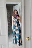 High-quality fabric and stitching. Love the color and floral which makes it different from the typical prom dress. You can't tell from the picture how amazing it looks in person! Will forever be a Lulus customer! - Eloise H.