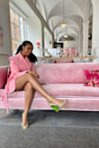 I love the look. The heel is a little high for a block heel. Wouldn't be able to walk very long distances but super cute. I got a lot of compliments - Jasmine W.