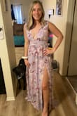 I love the way this dress fits and flows! It'll be perfect for a wedding I'm attending in Cabo. - Sheena M.
