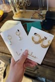 I bought these earrings for my wedding day & they are exactly what I was looking for! They're great quality and even cuter in person. - Desiree M.