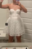 Nadine Merabi fabric dupe!! This is so cute on! Not too short either! The bust fits a little weird but it's not anything so bad that I need to get it tailored. - Marissa N.