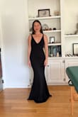 I love this simple classic dress! I got it for my sister's wedding and it fits perfectly and is super comfortable - has a much-needed little stretch in it. I always go to Lulus for all of my wedding and event-related dresses, they never disappoint! - Hana K.