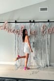 I wore this to my bachelorette trip in Florida and it was literally perfect. I'm 6ft tall so I was scared it wouldn't be long enough, but it fit like a glove and was SO pretty on. I'm obsessed. - Ana B.
