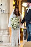 The dress is beautiful in person! I love the material I really recommend this dress for a wedding. - Brenda L.