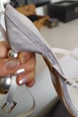 Unfortunately fabric quality is disappointing. If the fabric was of good quality it was the perfect shoe for my wedding day. - Marta P.