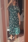 I wasn't sure if this would overwhelm my small frame, but it fits great. Can't wait to wear it. - Richa P.
