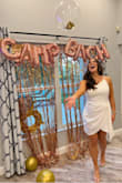 I absolutely LOVED this dress for my bachelorette! Different and fun and comfortable at the same time- very flattering around my stomach area and I would buy this dress 10x over! The side without the strap did keep slipping down (a little too big in my chest area but I was also dancing in it all night!) - Jenna S.