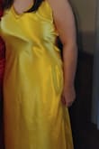 It was a little big but not much,so just had it fixed. I loved that it was a silky material. I wore it to the prom. - Marie H.