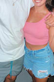 I love the color of this set. The top is cute with jeans too. - Adrianna G.