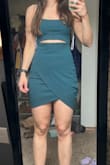 I have a very hard time finding dresses that fit my curves well since I am shorter, this dress was perfect. I received so many compliments and felt beautiful all night. Perfect for the wedding I wore it to. - Katie A.