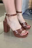 I've been waiting a long time to add a heel like this to my collection! These are the most beautiful croc embossed heel! They run true to size and are comfortable for an event! - Danielle W.