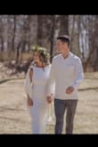 This dress was simple & elegant. Hugged all the right places on this 7 mo. postpartum bod. I needed it hemmed & taken in at the shoulder seam. Loved it! - Kimberly H.