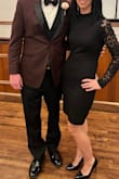 This dress was a great find. Fit nicely, material was quality and the lace arms add a nice detail. I was comfortable all night and have a new little black dress in the closet. - Keri M.
