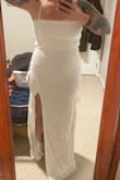 This is so tiny, definitely made for a tall lean lady, who doesn't hug curves properly. The material has no stretch to it and the straps feel cheap. Just felt uncomfortable and unflattering - Lindy D.