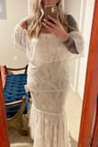 I was nervous with my previous lulu purchase let down but I tried again and I love this dress. It fits perfectly and is so comfortable. It doesn't have a ton of stretch so if you're between sizes I would size up. Can't wait to wear this - Lindy D.