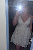 Suuuuper excited about this dress! I've been looking for a grad dress for a while now and wasn't really expecting a dress from Lulus to fit (I'm a taller and more muscular person and a lot of dress sites don't even have my measurements in their charts) but it came in timely and fit like a glove!! It's quality material and so so pretty and fits GREAT! It's a little see-through but I think that's just bc it's white and not bc the material is cheap or sheer. It was a very happy surprise and it's a relief to not have to keep searching for a dress after ordering this one! :) - Ashlyn B.