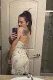 Can't wait to wear this dress on a nice summer day. There's no stretch but it is true to size. I love the back and for my height, it was the right length. - Jenifer E.