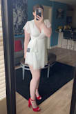 I love this dress! I am going to be wearing it to my graduation after trying on 20 other dresses this is the one! I like how comfortable and soft it is without being sheer like other similar dresses at other stores! - Megan R.