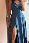I got this for my senior prom and the dress fits almost perfect. I was kind of stressed as I thought it wouldn't fit my bust but it does!! It's just a little long even with heels on so I might get that altered but other than that, it's so beautiful and perfect! Thanks lulus!! - Varuni R.