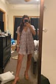 loved this dress, but would definitely recommend sizing up. it was so short on me, and im 5'3" to begin with so nothing is ever short on me. returned and might repurchase in a larger size - Alaina S.