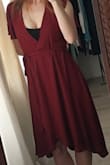 I've gotten loads of compliments on this dress. I did pair it with a Lulus crop top to tone down the sex kitten :) - Carsley F.