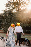 A little big, but I still wore without a bra and looks amazing in our engagement photos!! I got with the blue suede shoes and they matched perfectly!! - Gabrielle Y.